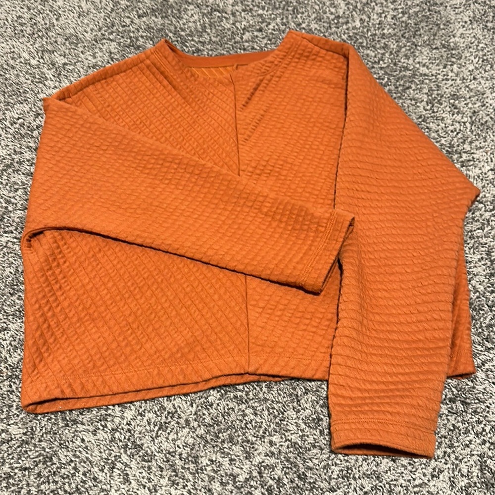 Quilted sweater